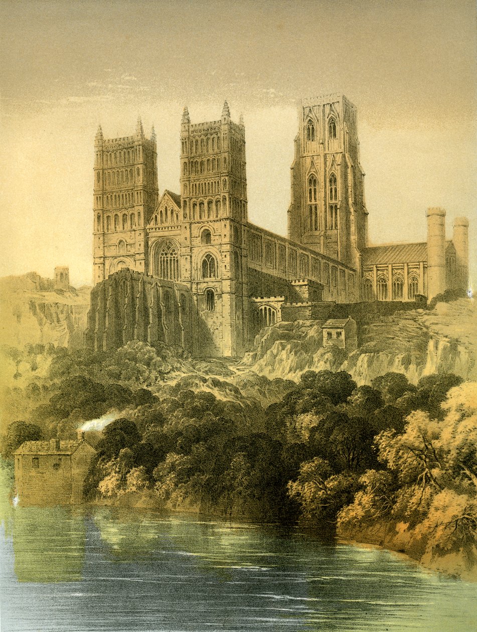 Durham katedrális, Durham megye, 1870. alkotó: Hanhart