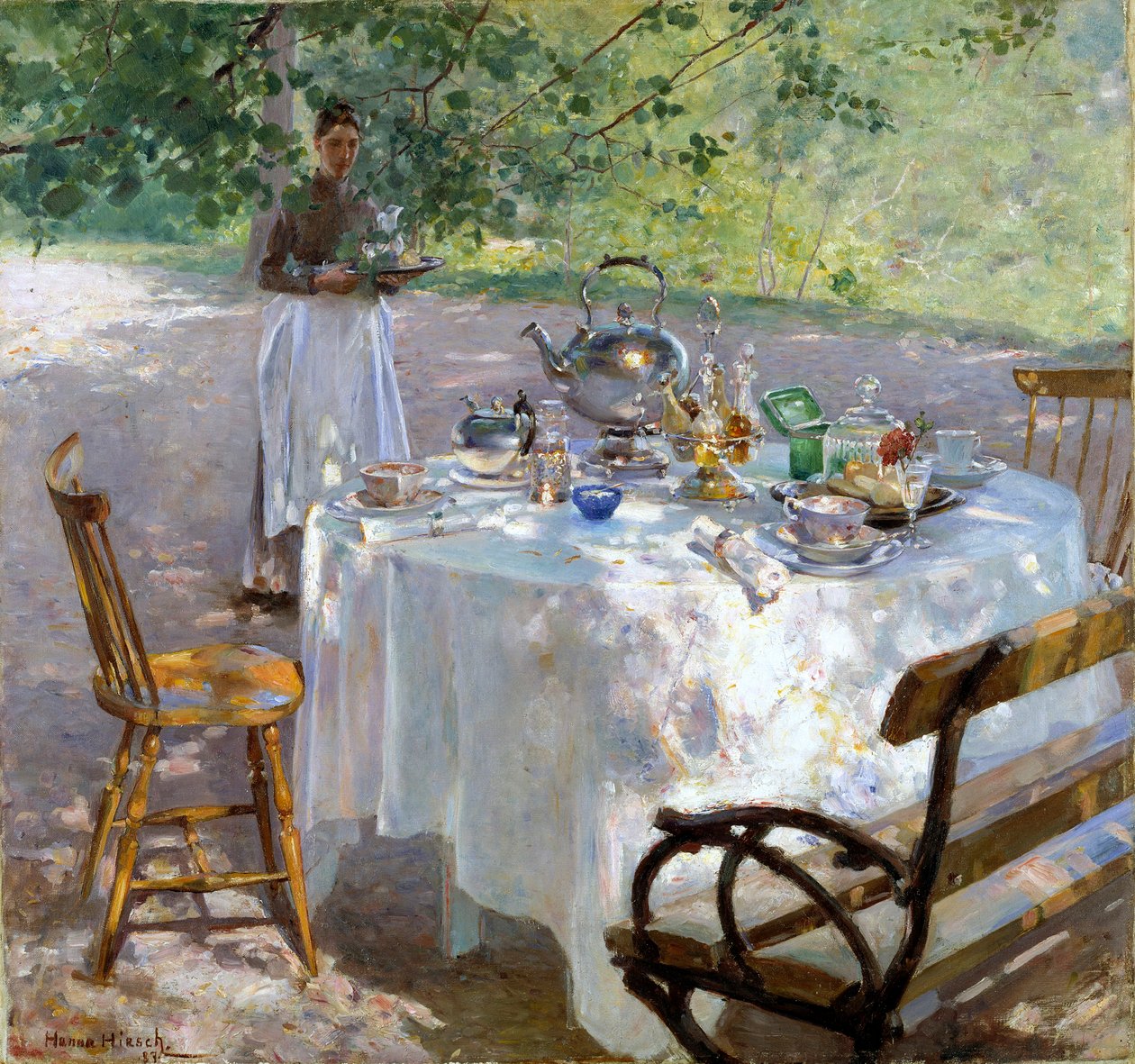 Reggeli ideje, 1887. alkotó: Hanna Pauli