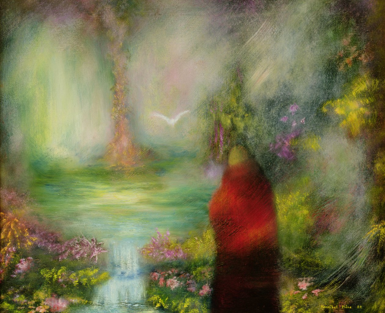 A tibeti szerzetes, 1989 alkotó: Hannibal Mane