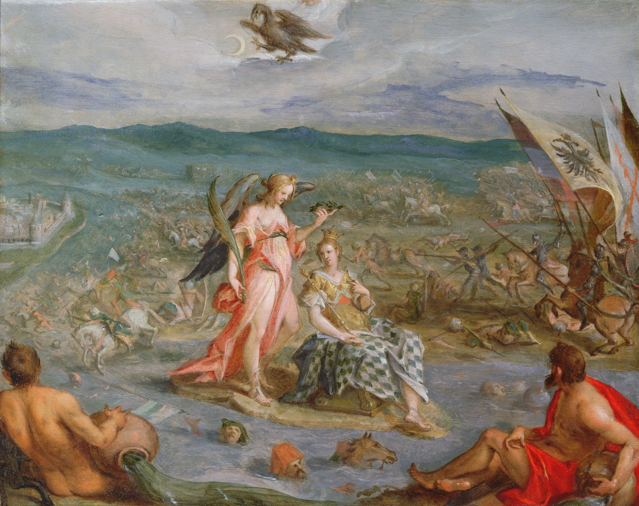A török háborúk allegóriája: Sisseki csata 1593 alkotó: Hans von Aachen