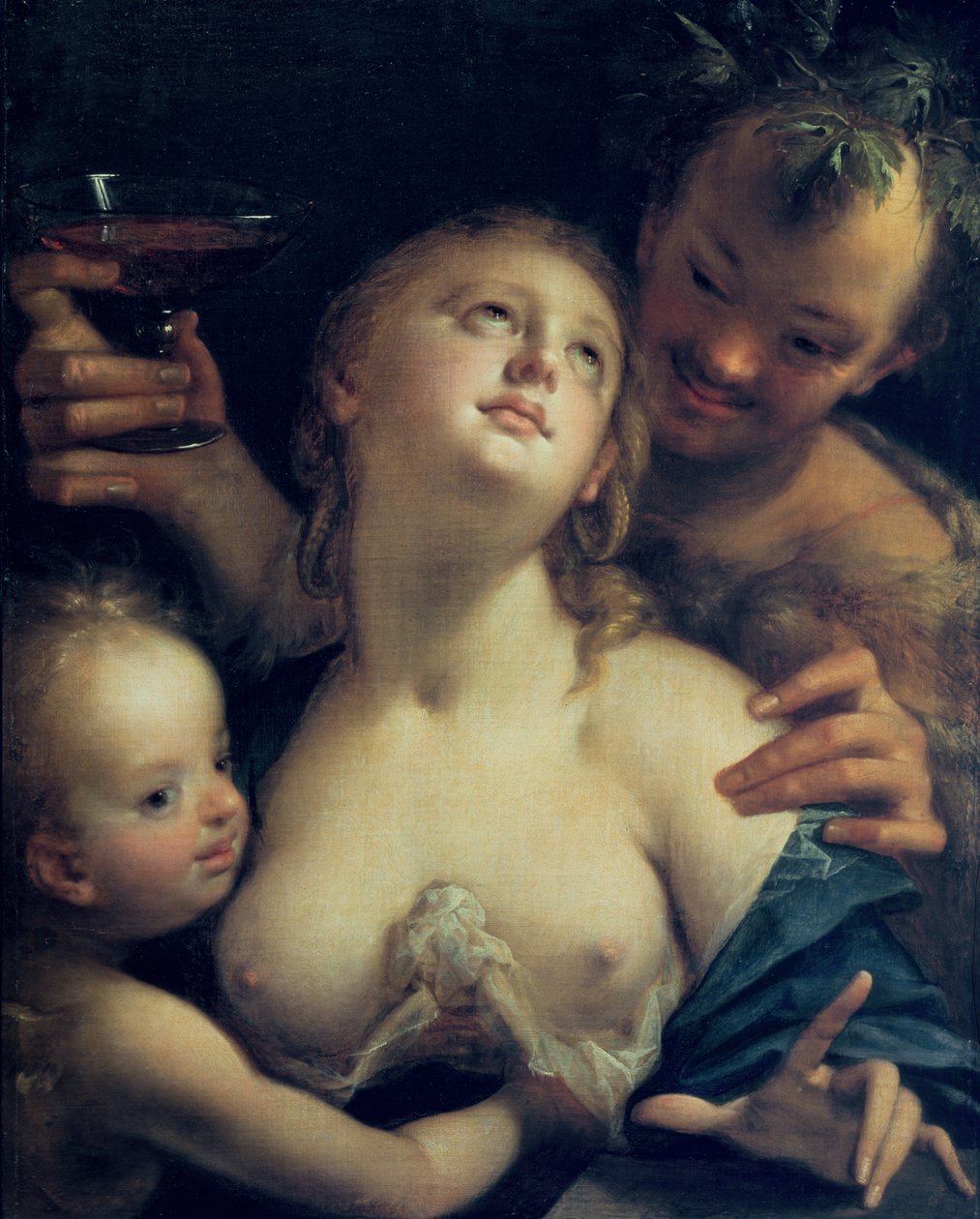 Bacchus, Vénusz és Ámor alkotó: Hans von Aachen