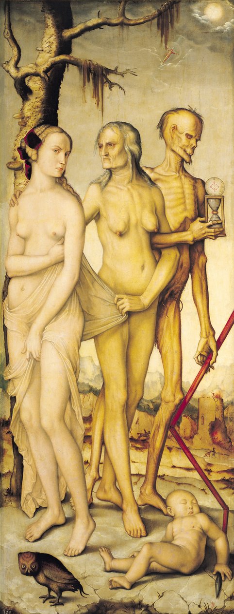Az ember és a halál három kora alkotó: Hans Baldung Grien