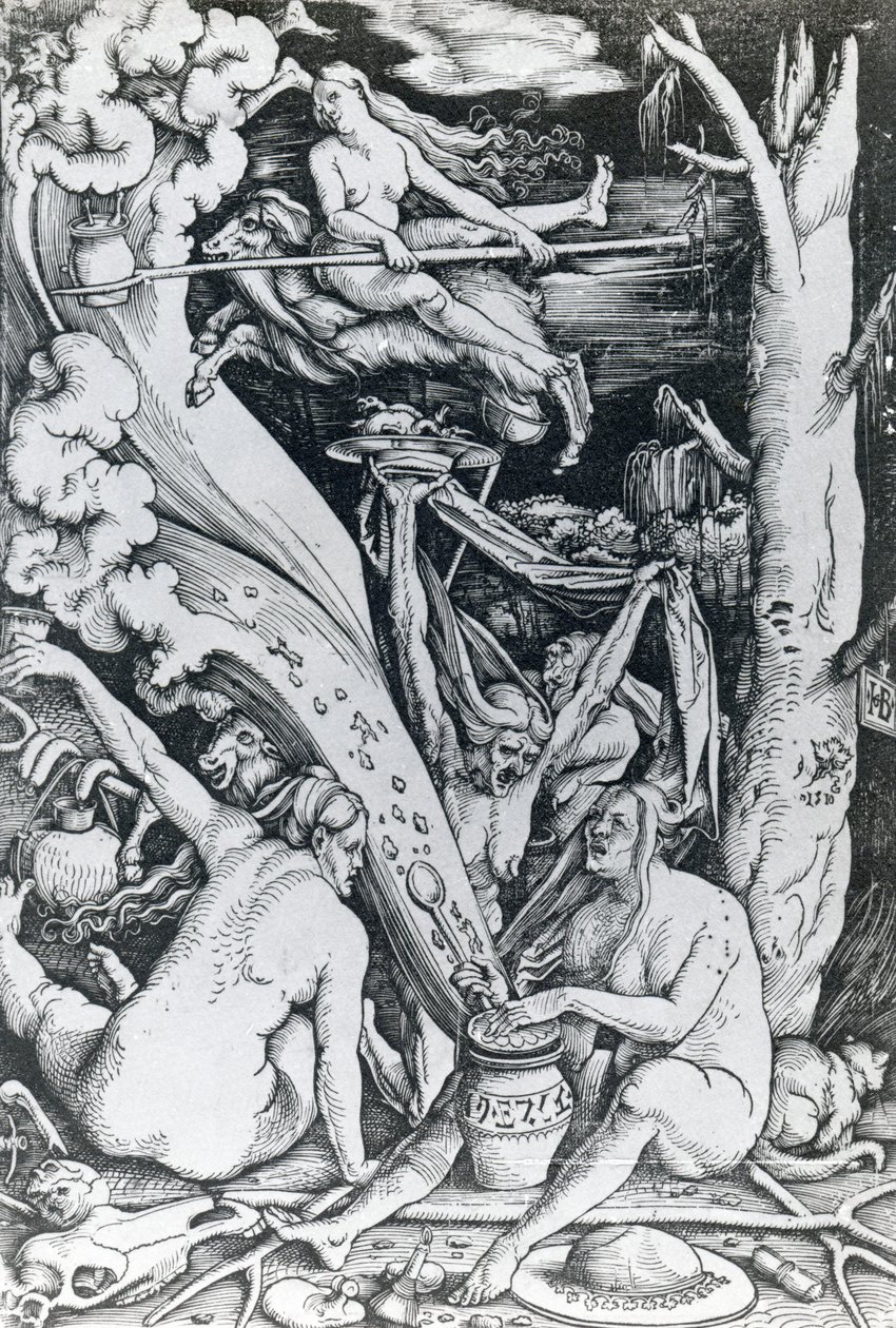 Boszorkányok szombaton alkotó: Hans Baldung Grien