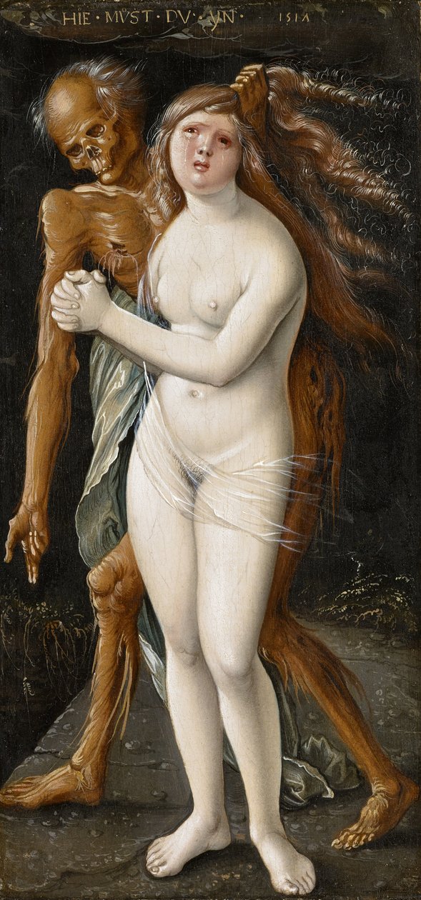 Fiatal nő és halál, 1517 (tempera a panelen) alkotó: Hans Baldung Grien