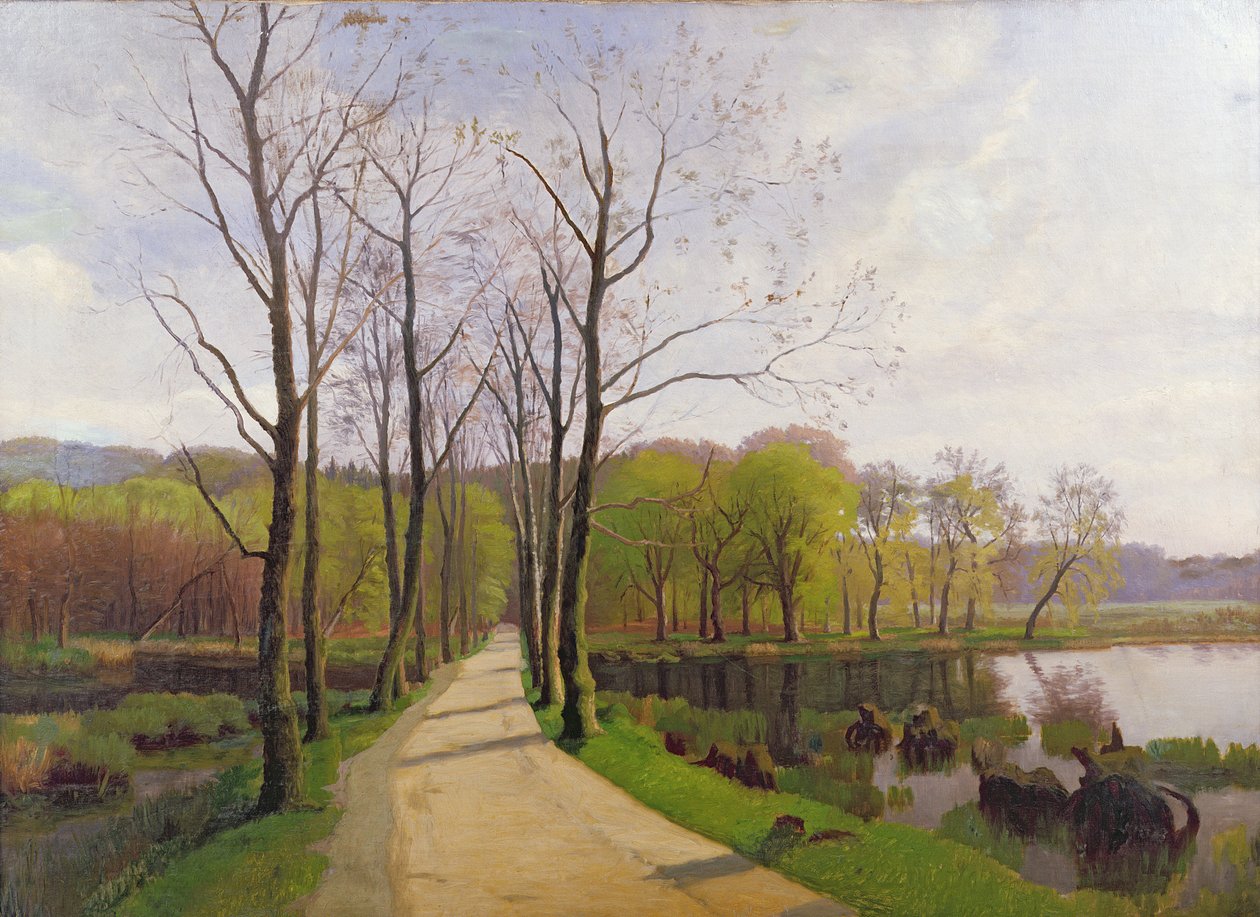 Tavaszi táj alkotó: Hans Brasen