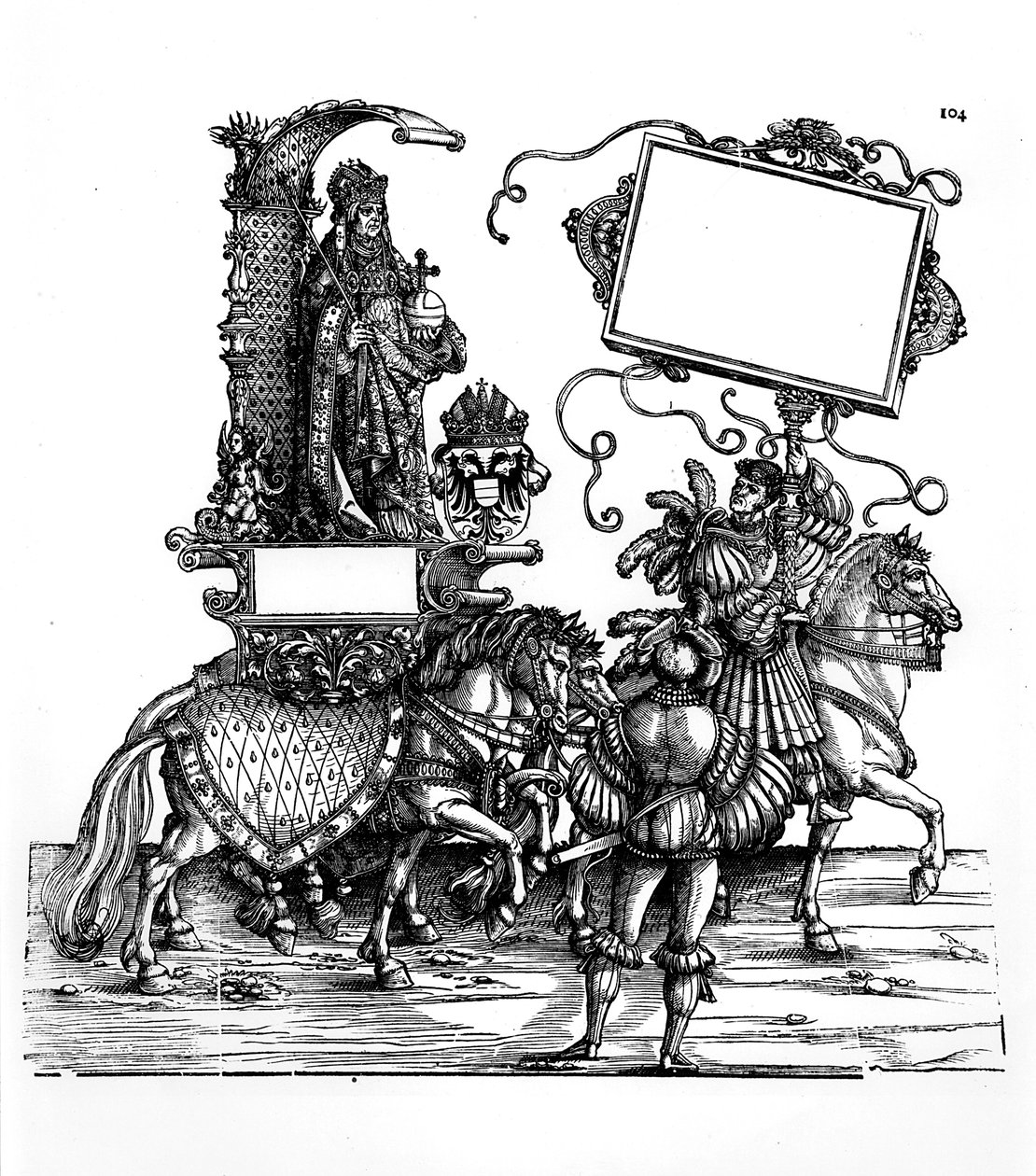 Jelenet Maximilian diadalmenetéből, 1516-18 alkotó: Hans Burgkmair