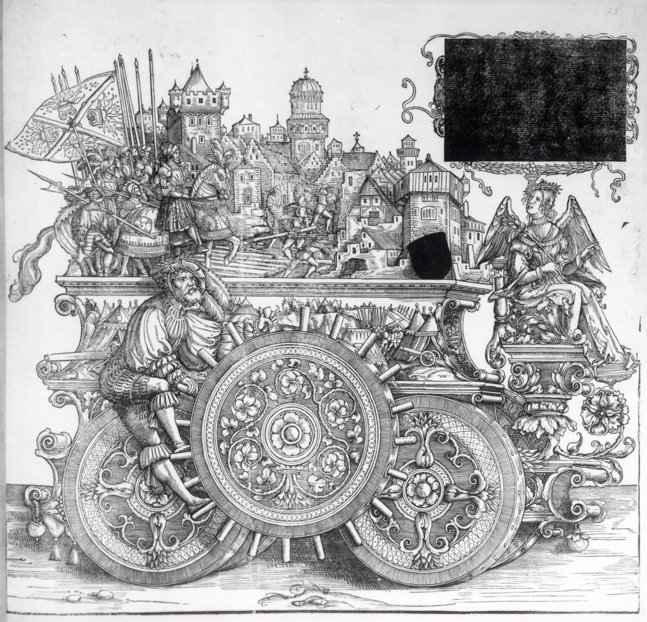 Jelenet Maximilian diadalmenetéből, 1516-18 alkotó: Hans Burgkmair