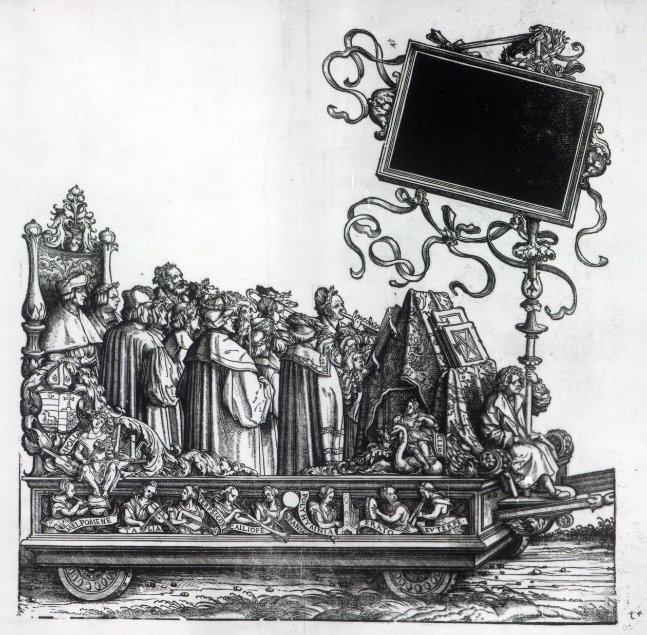 Jelenet Maximilian diadalmenetéből, 1516-18 alkotó: Hans Burgkmair