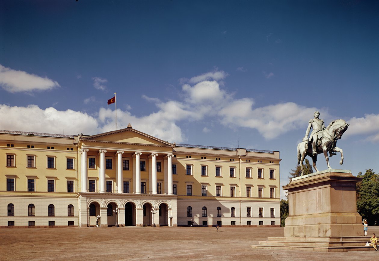 Az 1825-48-ban épült királyi palota látképe alkotó: Hans Ditlev Franciscus Linstow