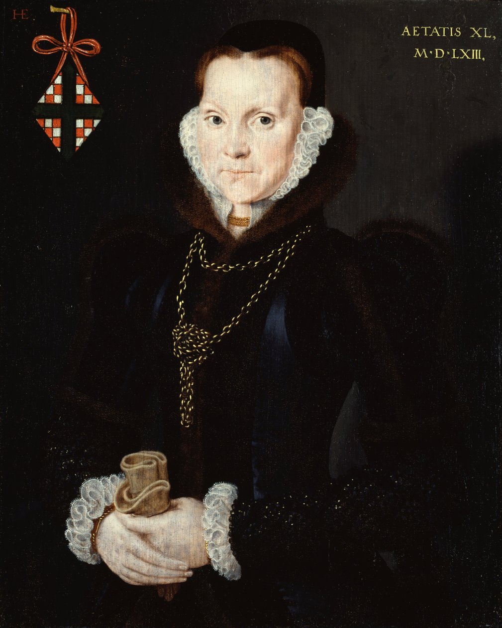 Elizabeth Roydon, Lady Golding portréja alkotó: Hans Eworth