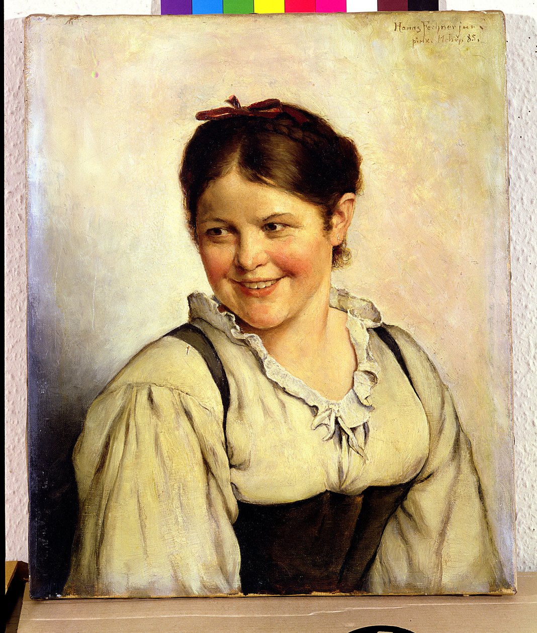 Egy vidéki lány, 1885 alkotó: Hans Fechner