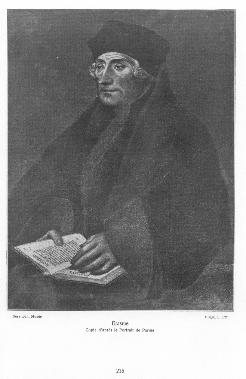 Desiderius Erasmus alkotó: Hans Holbein