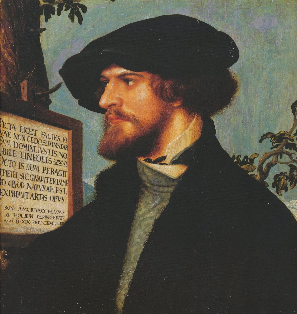 Bonifacius Amerbach arcképe alkotó: Hans Holbein