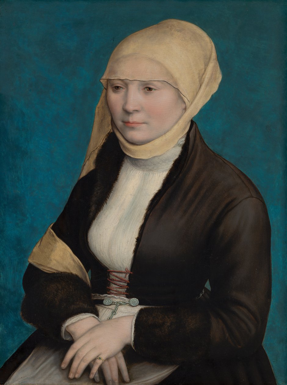 Egy dél-németországi nő portréja alkotó: Hans Holbein
