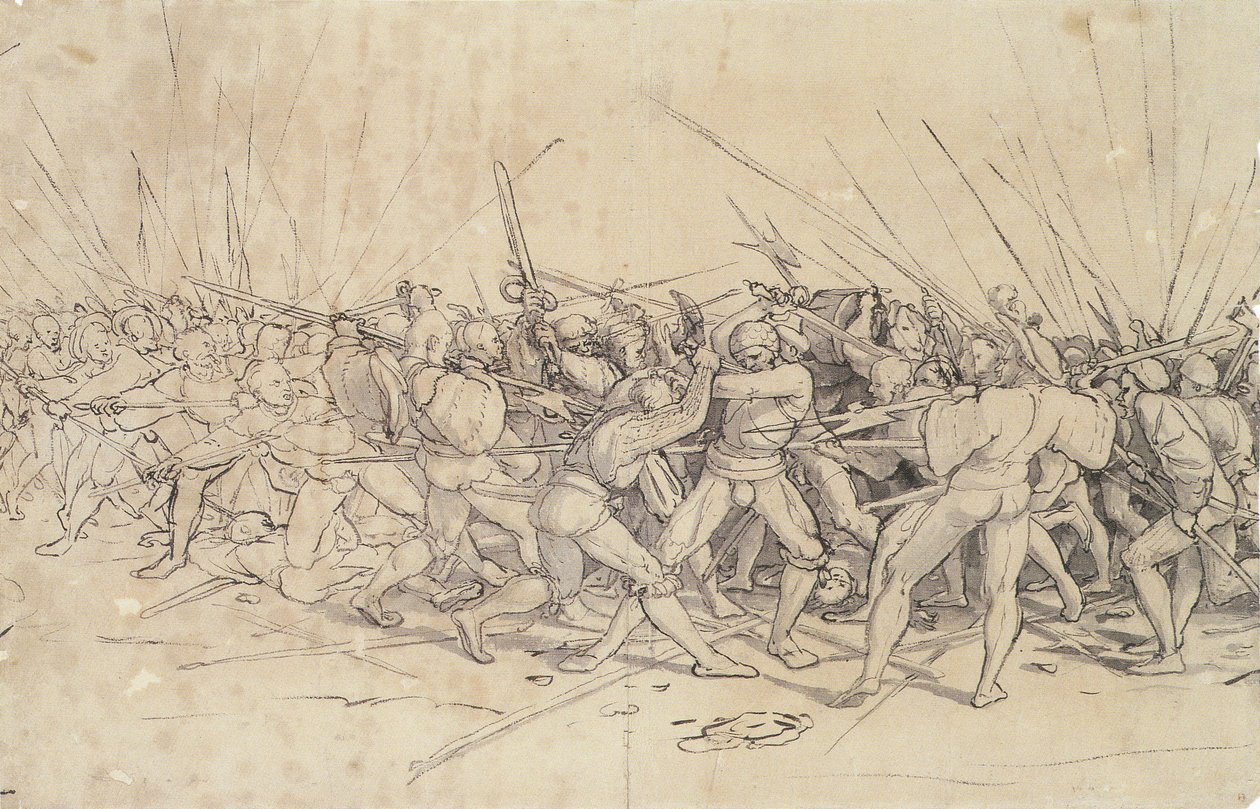 Csatajelenet alkotó: Hans Holbein der Jüngere