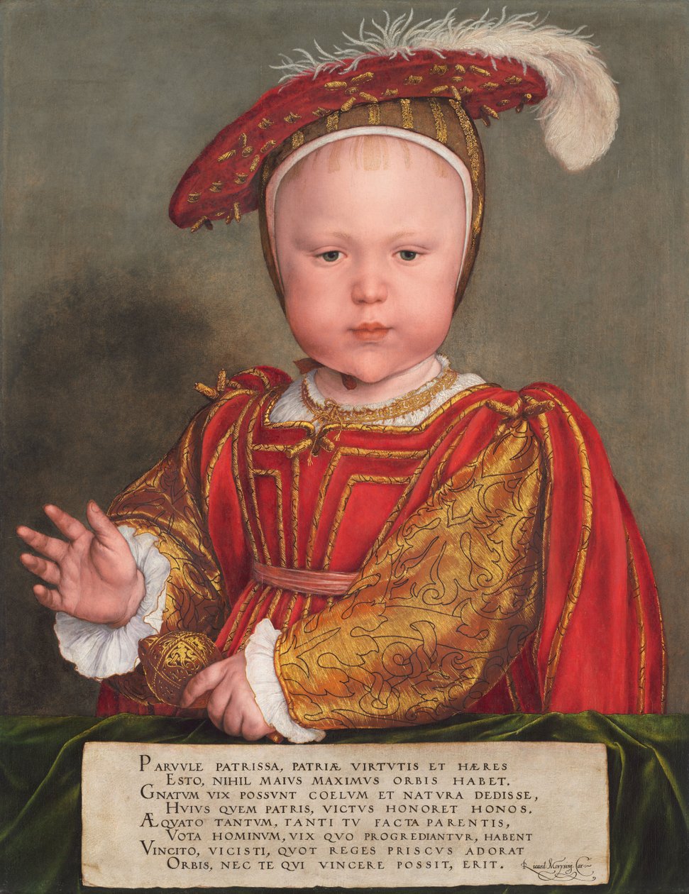 Edward VI, mint gyermek alkotó: Hans Holbein der Jüngere