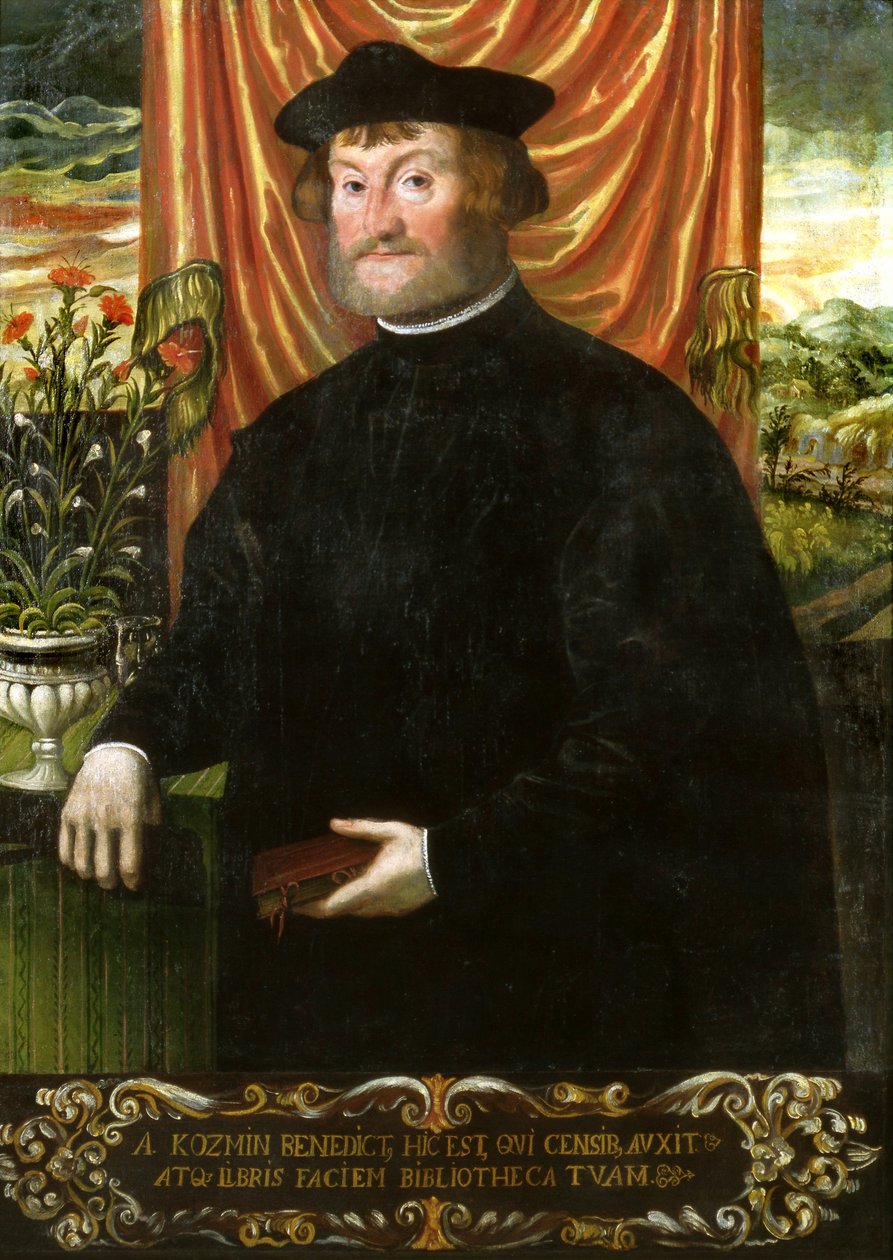 Komin Benedykt Komiczyk portréja. alkotó: Hans Holbein der Jüngere