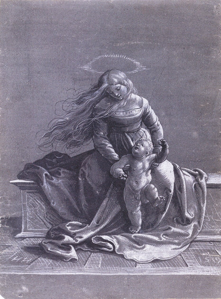 Ülő Szűz és Gyermek alkotó: Hans Holbein der Jüngere