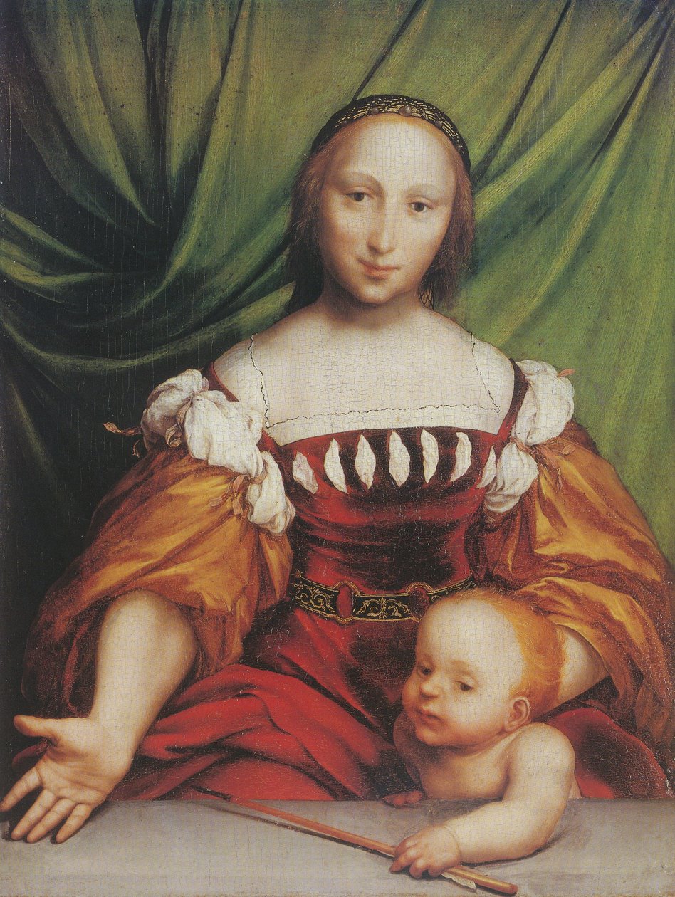 Vénusz és Amor alkotó: Hans Holbein der Jüngere