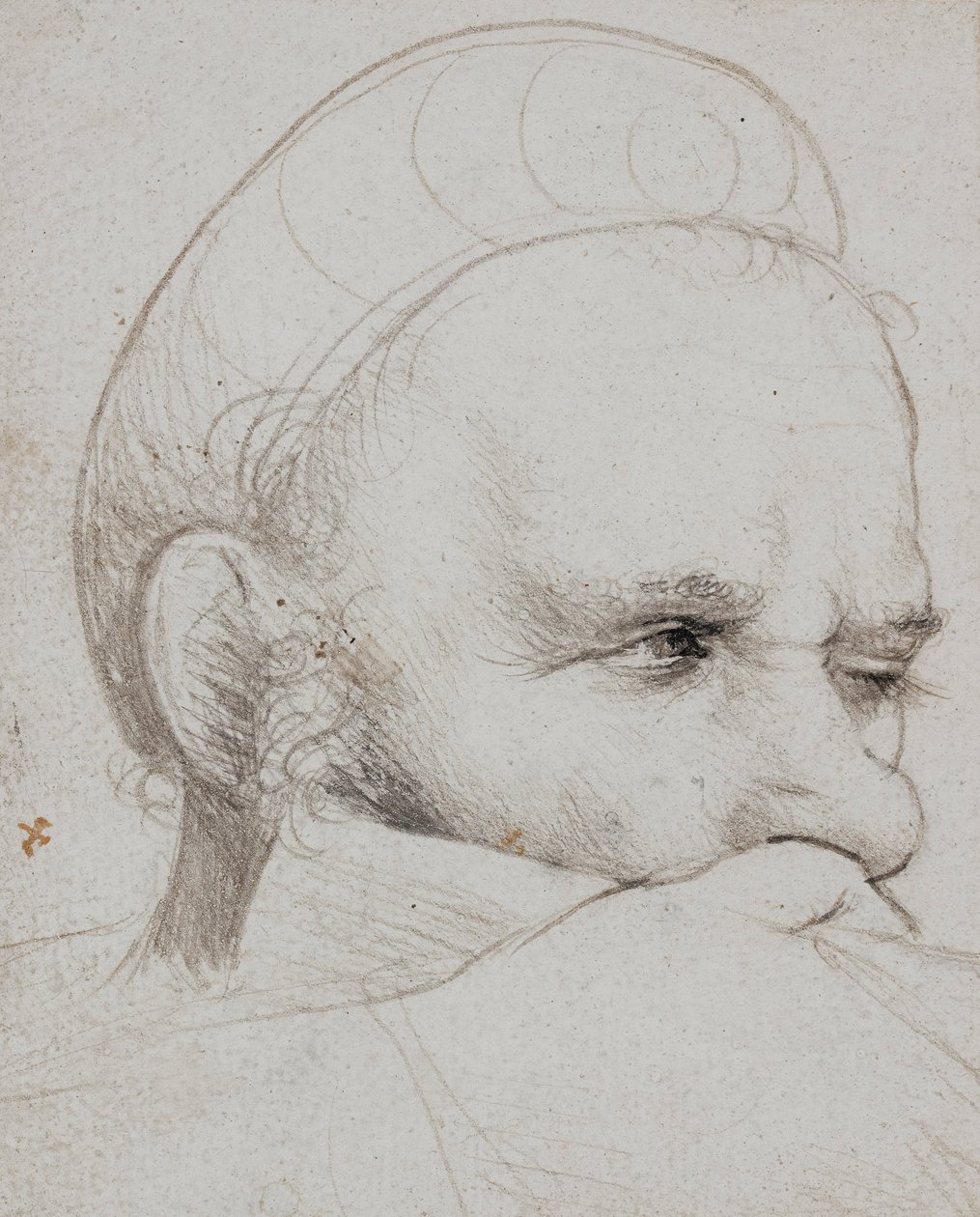 A célba tartó számszeríj feje alkotó: Hans Holbein the Elder