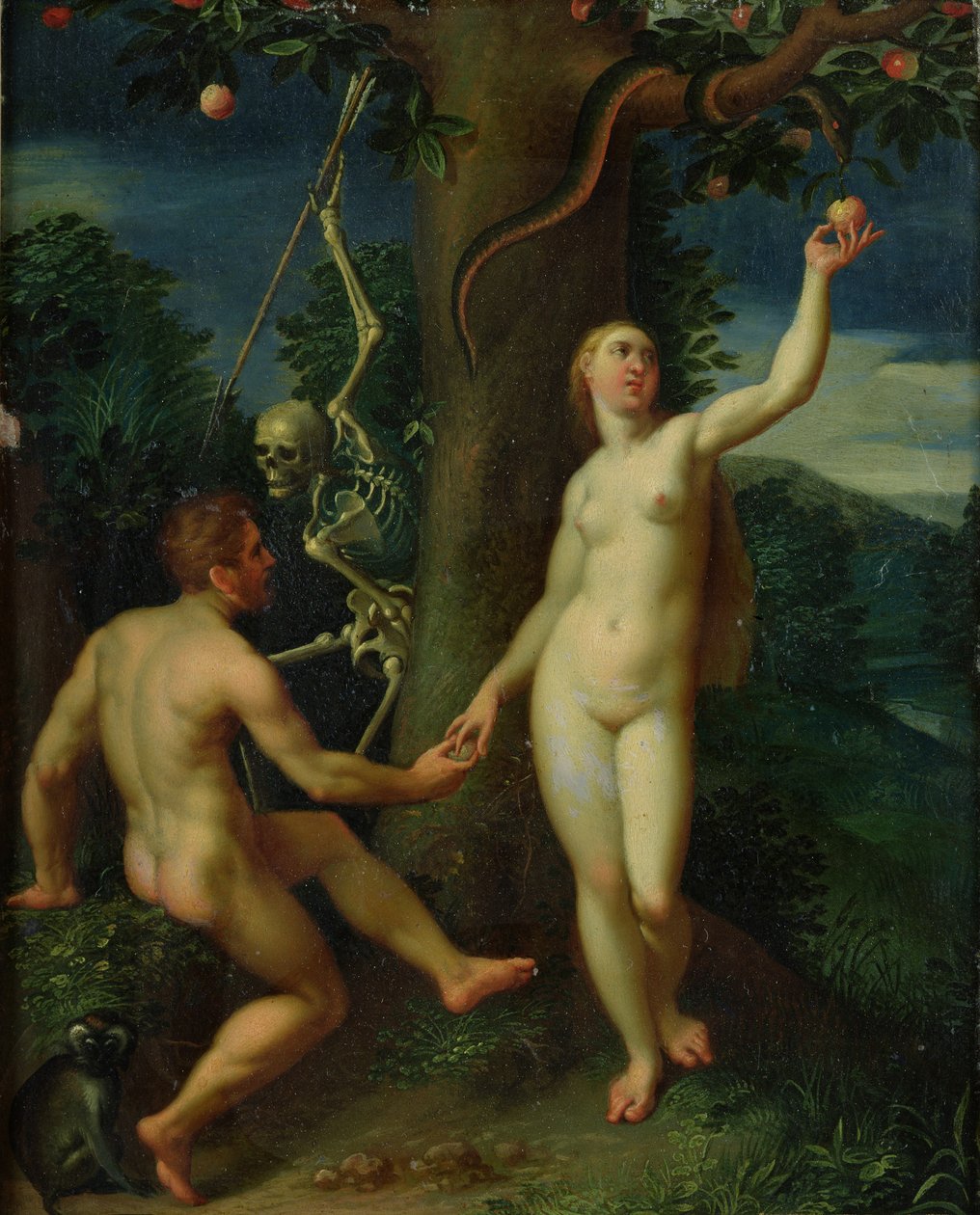 Ádám és Éva alkotó: Hans I or Johann Rottenhammer