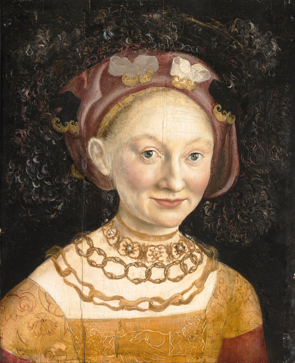 Emilia szász hercegnő portréja alkotó: Hans Krell