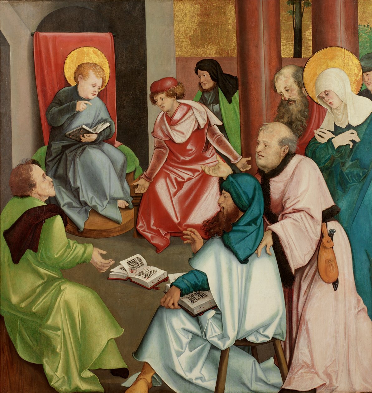 Krisztus a templomban, 1510-30 körül alkotó: Hans Leonard Schaufelein