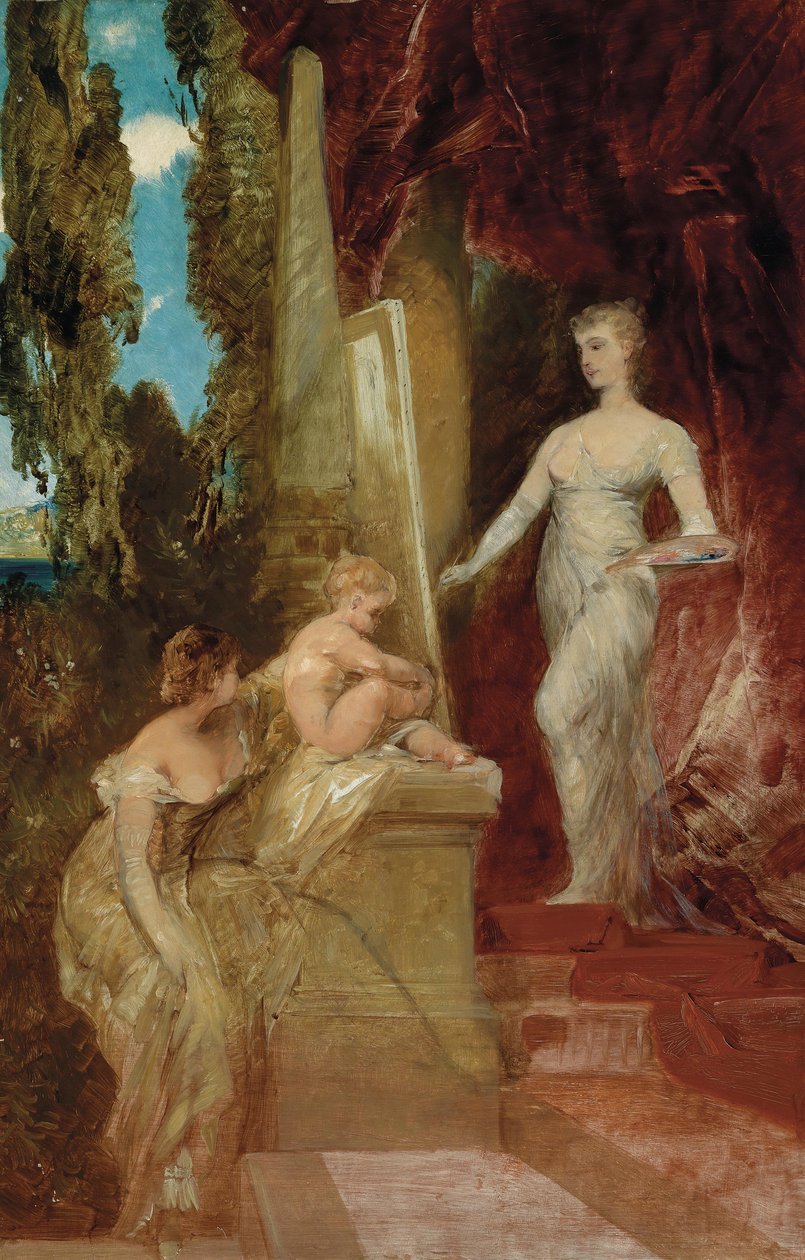 A festészet allegóriája alkotó: Hans Makart