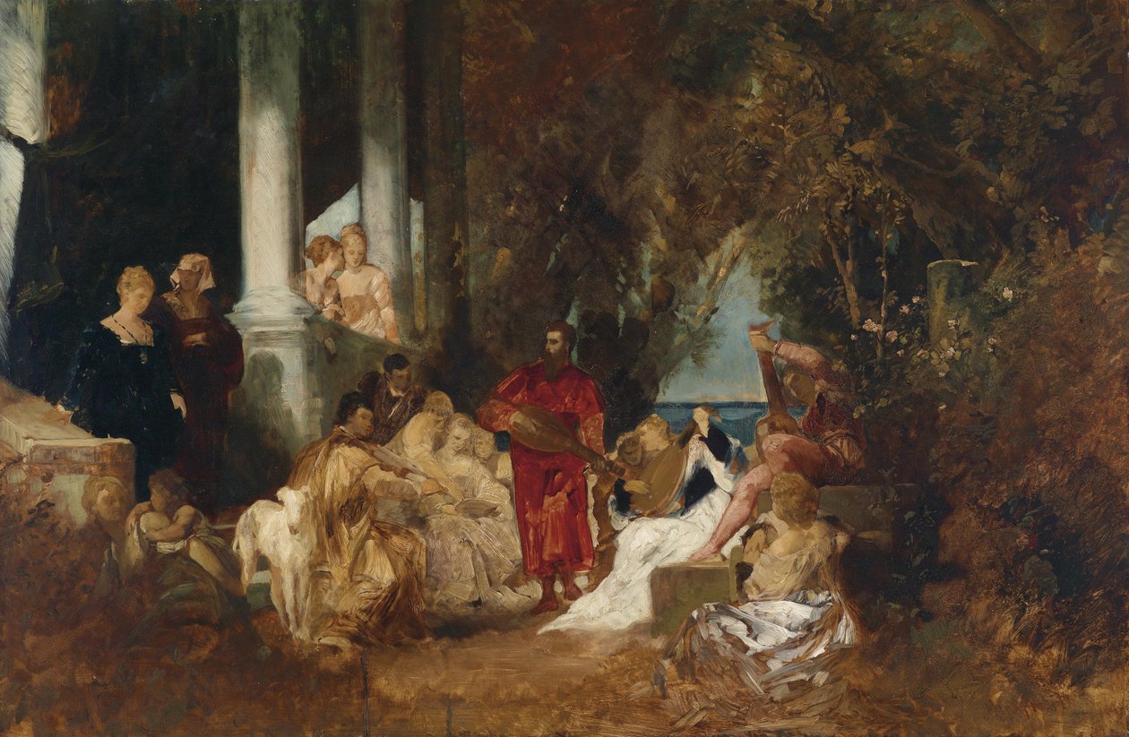 Zenés szórakozás alkotó: Hans Makart