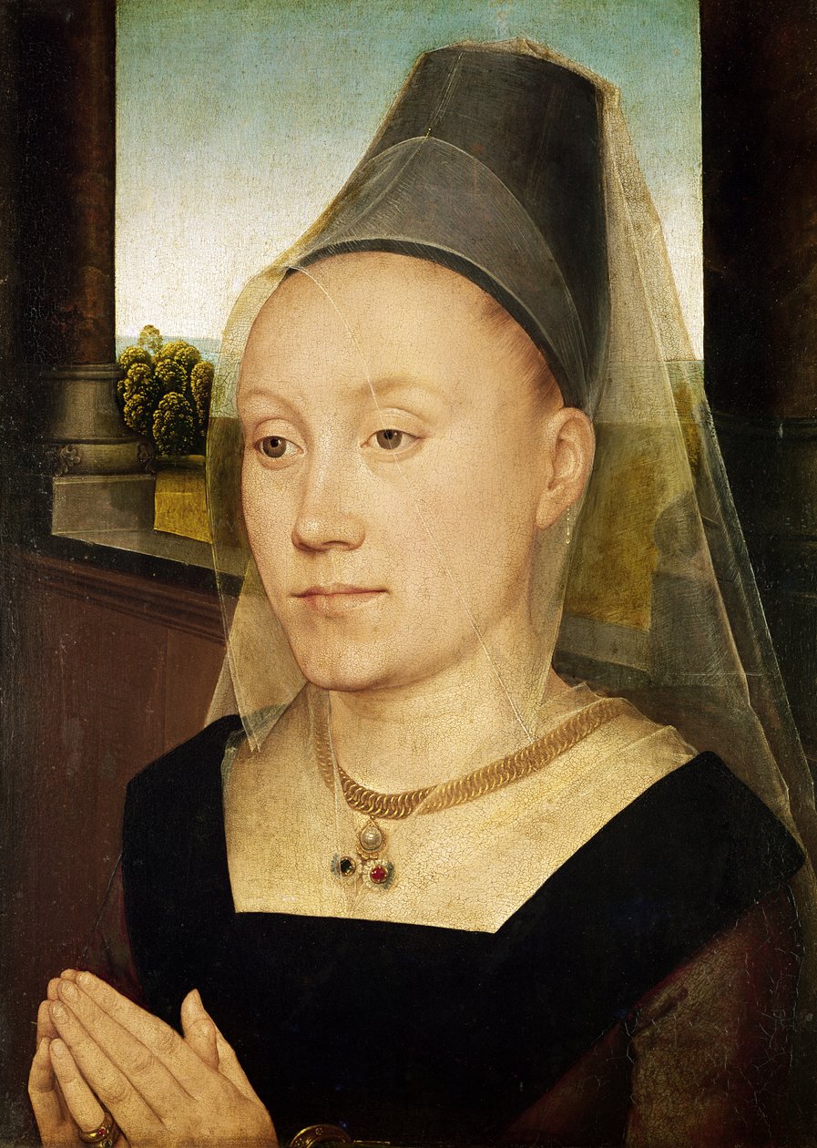 Barbara de Vlaenderberch, 1472-75 körül alkotó: Hans Memling