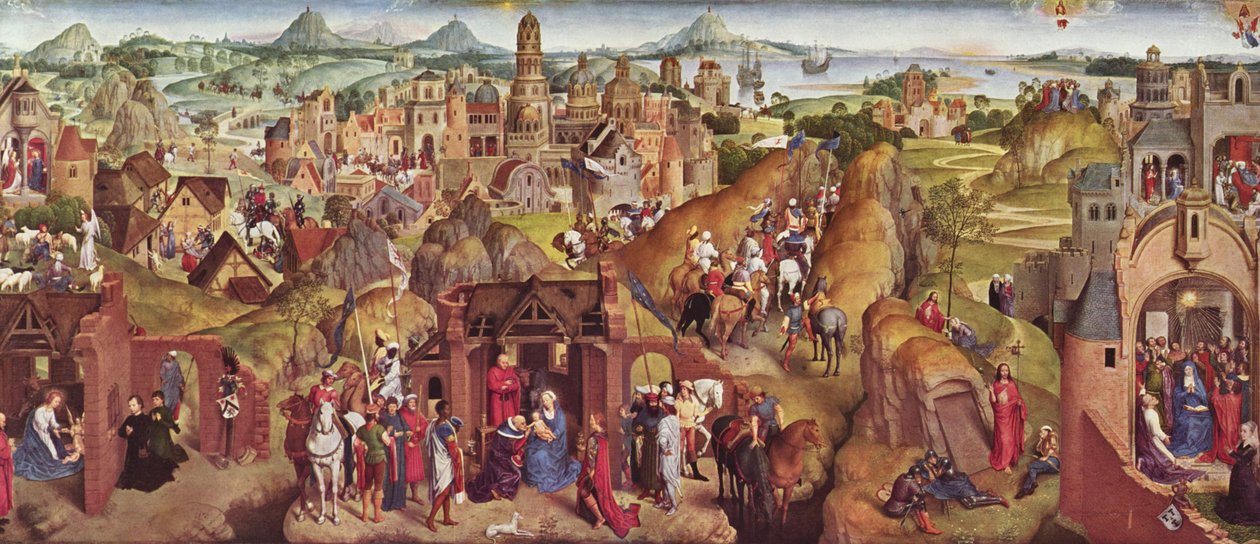 Mária hét öröme alkotó: Hans Memling