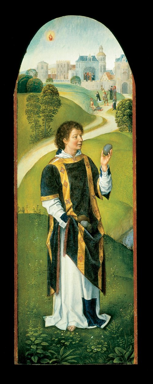 Szent István alkotó: Hans Memling