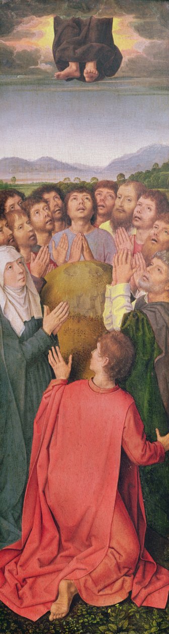 A feltámadás triptichonja, jobb oldali panel: 1485-90 körül (olaj, tölgyfa). alkotó: Hans Memling