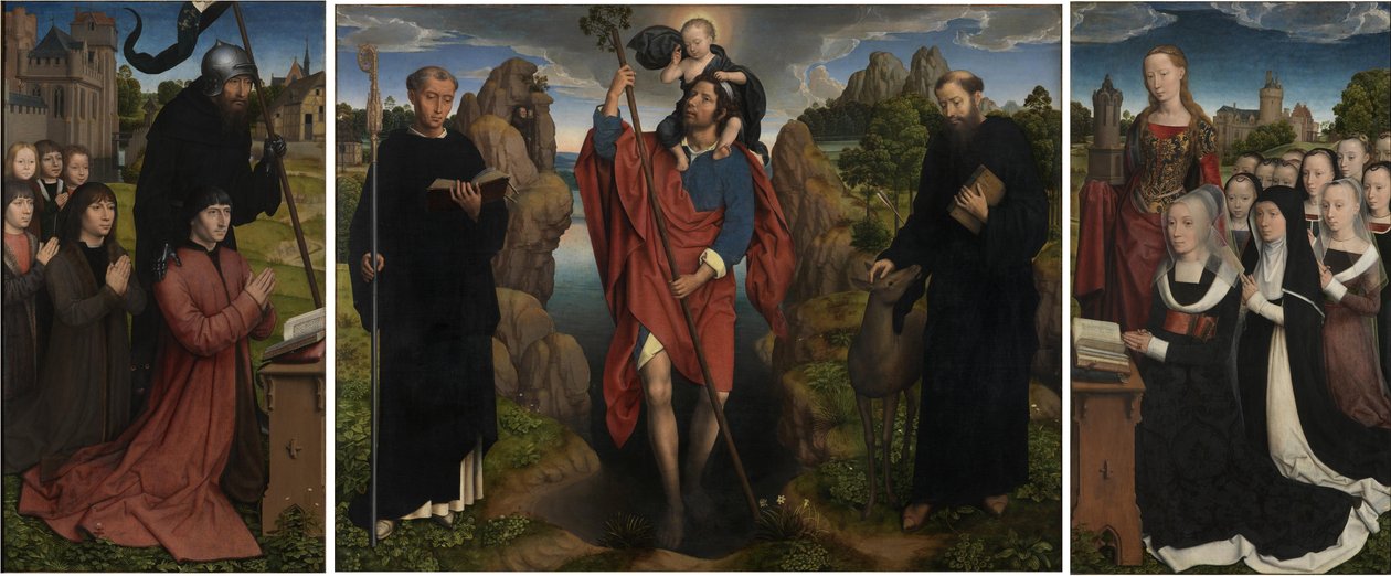 Willem Moreel triptichonja alkotó: Hans Memling