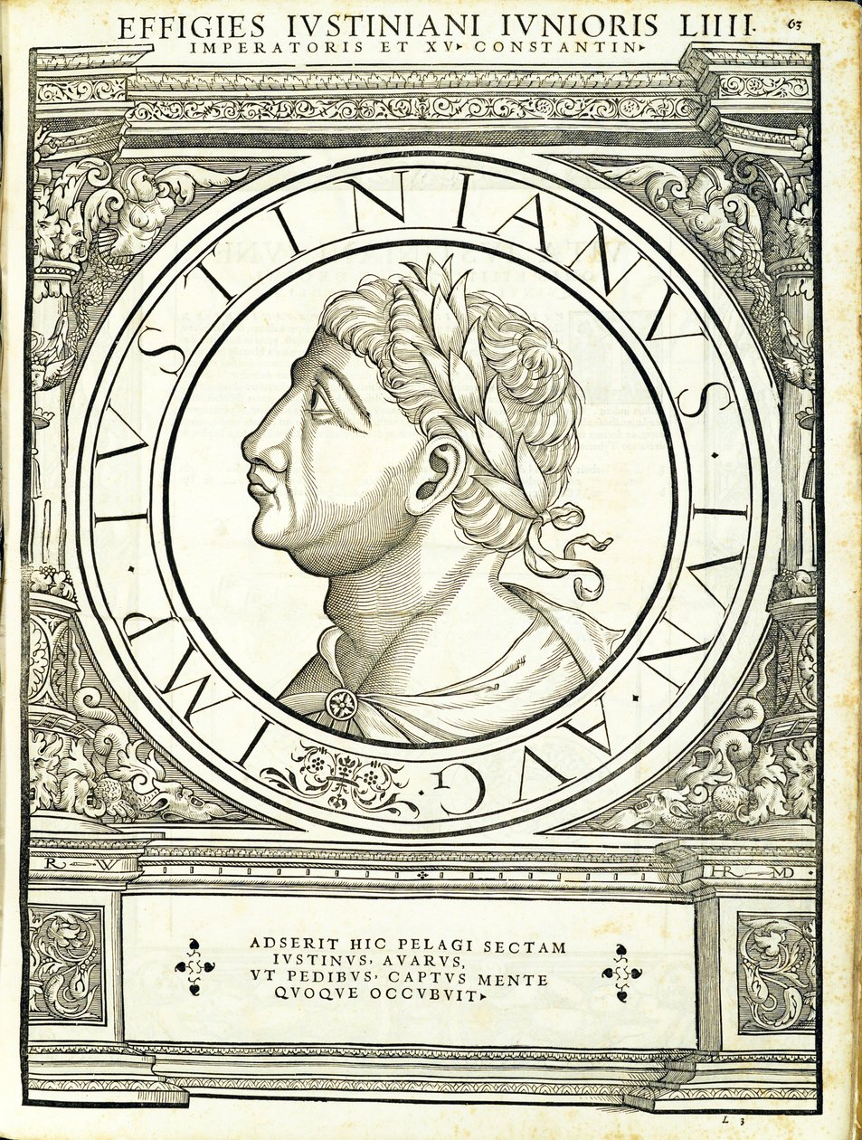 írta Justinianus II alkotó: Hans Rudolf Manuel Deutsch