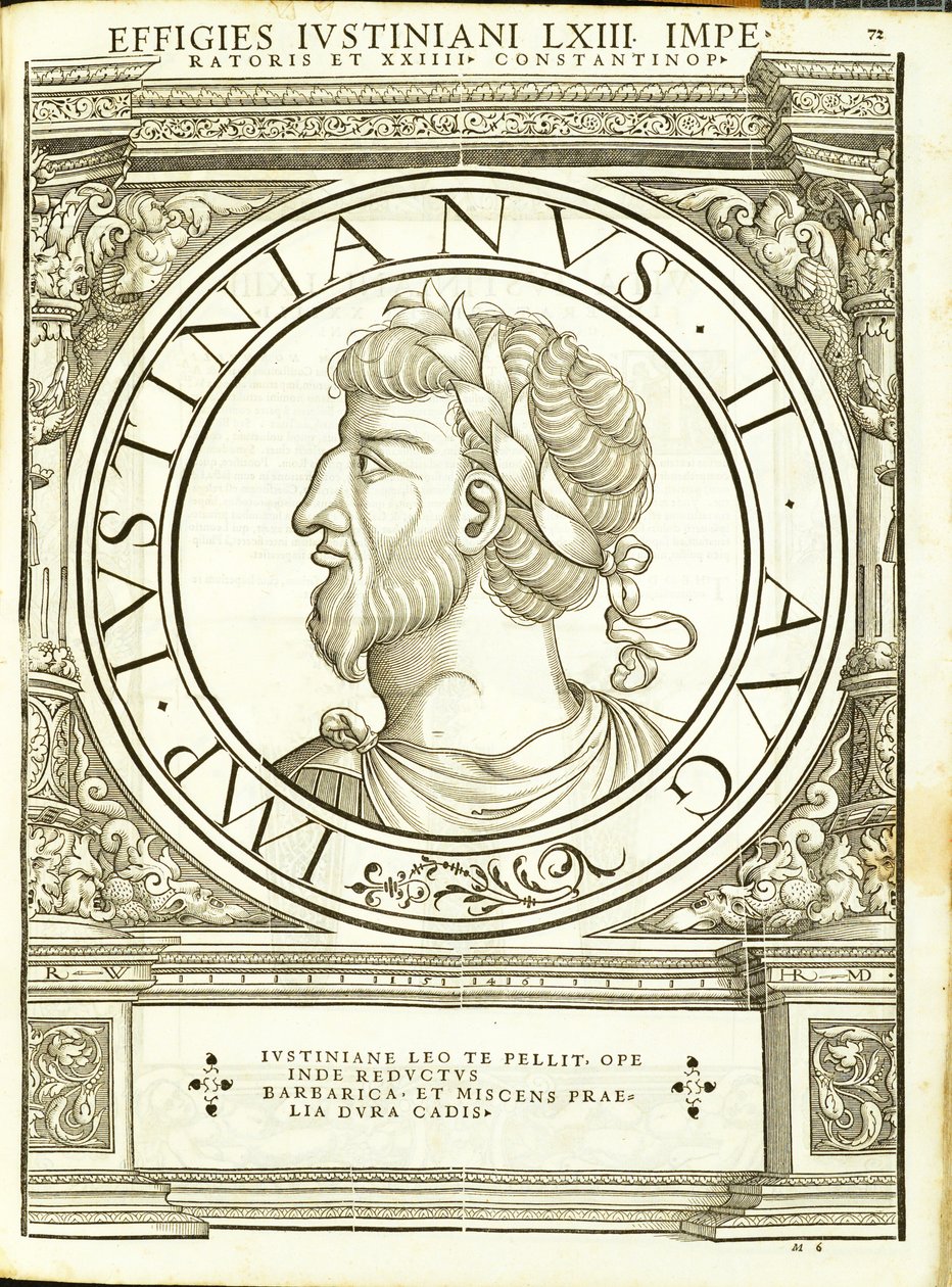 írta Justinianus II alkotó: Hans Rudolf Manuel Deutsch