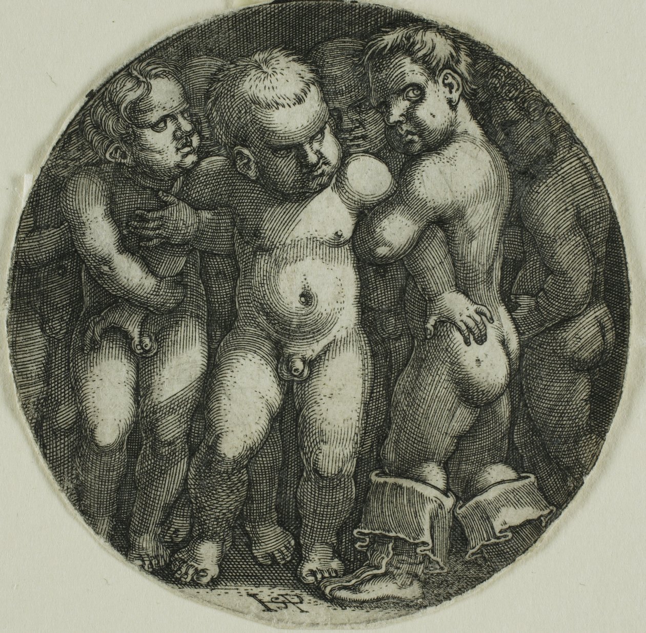 Nyolc meztelen fiú alkotó: Hans Sebald Beham