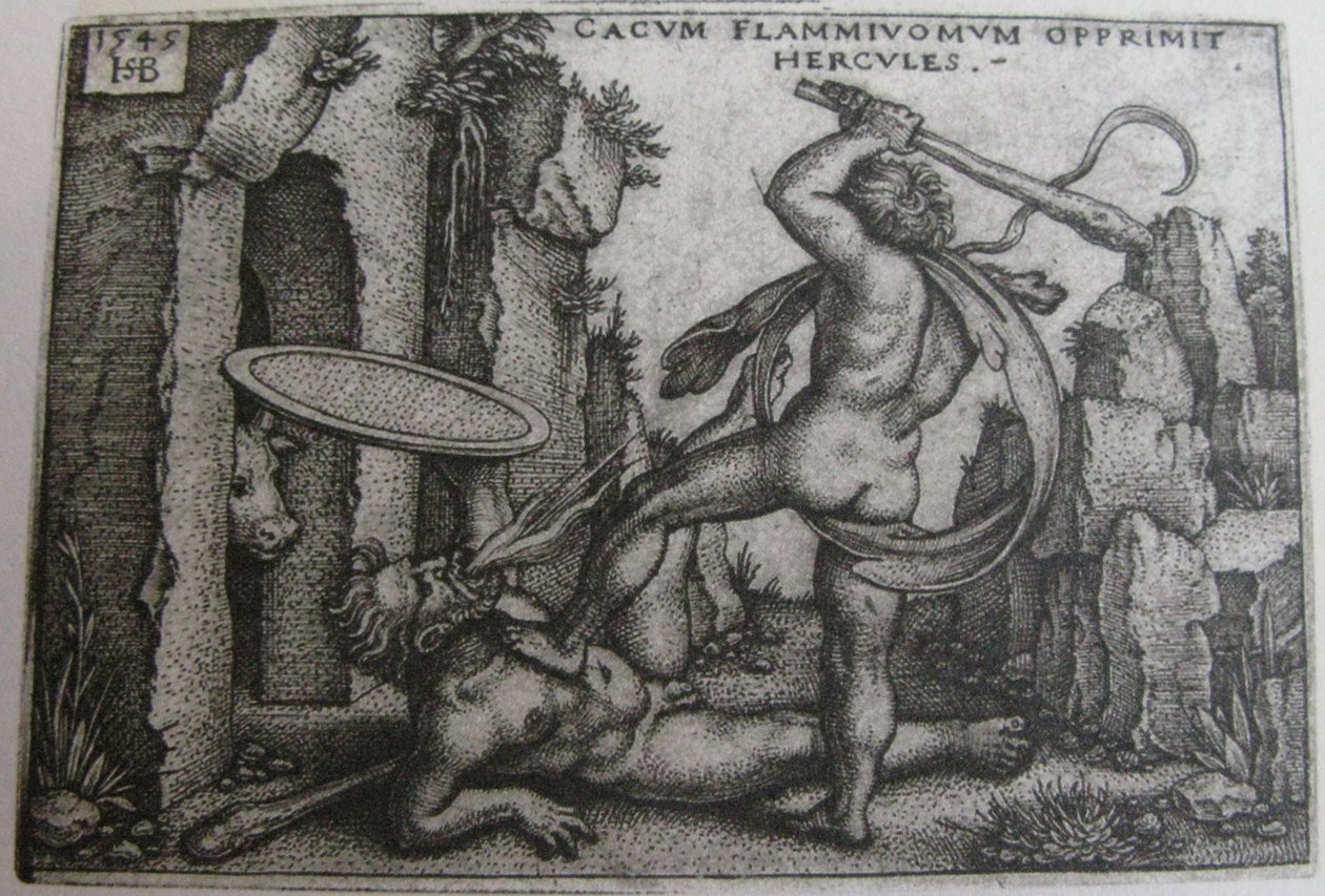 Herkules megölte Cacust alkotó: Hans Sebald Beham
