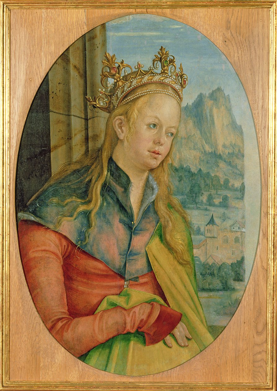 Alexandriai Szent Katalin, 1511 körül (tempera, tábla) alkotó: Hans Suess Kulmbach