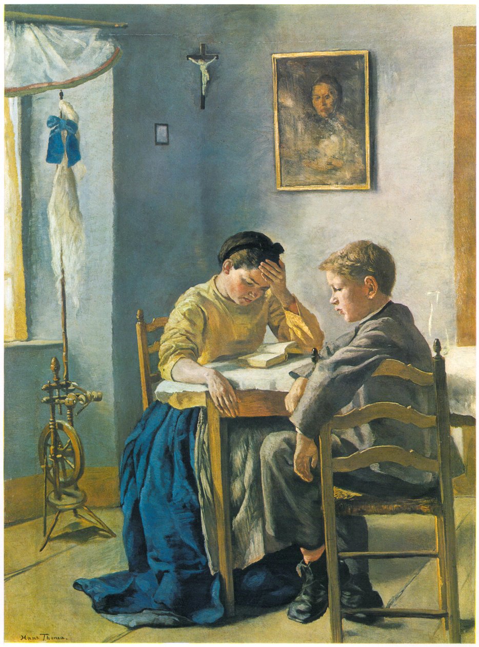 A testvérek alkotó: Hans Thoma