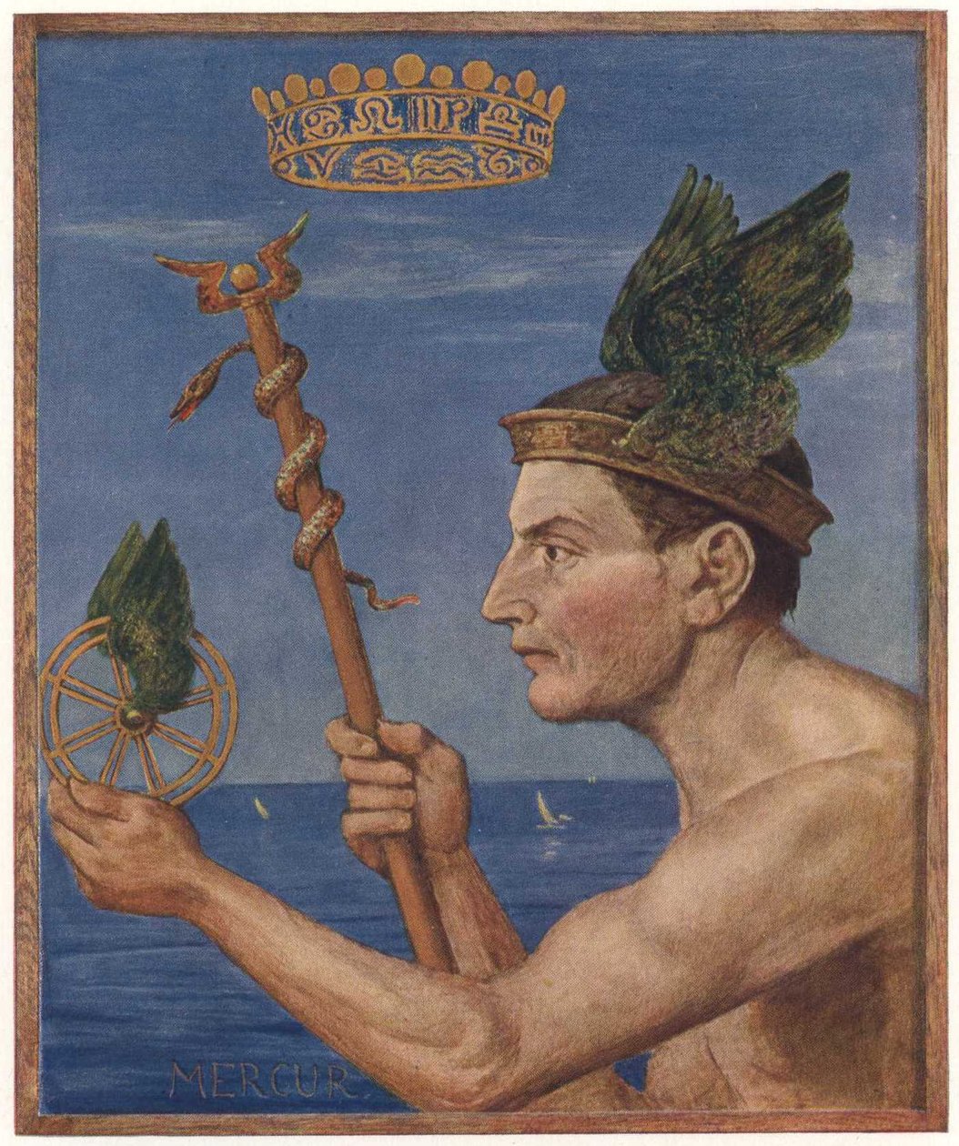 Merkur angol: Merkúr alkotó: Hans Thoma