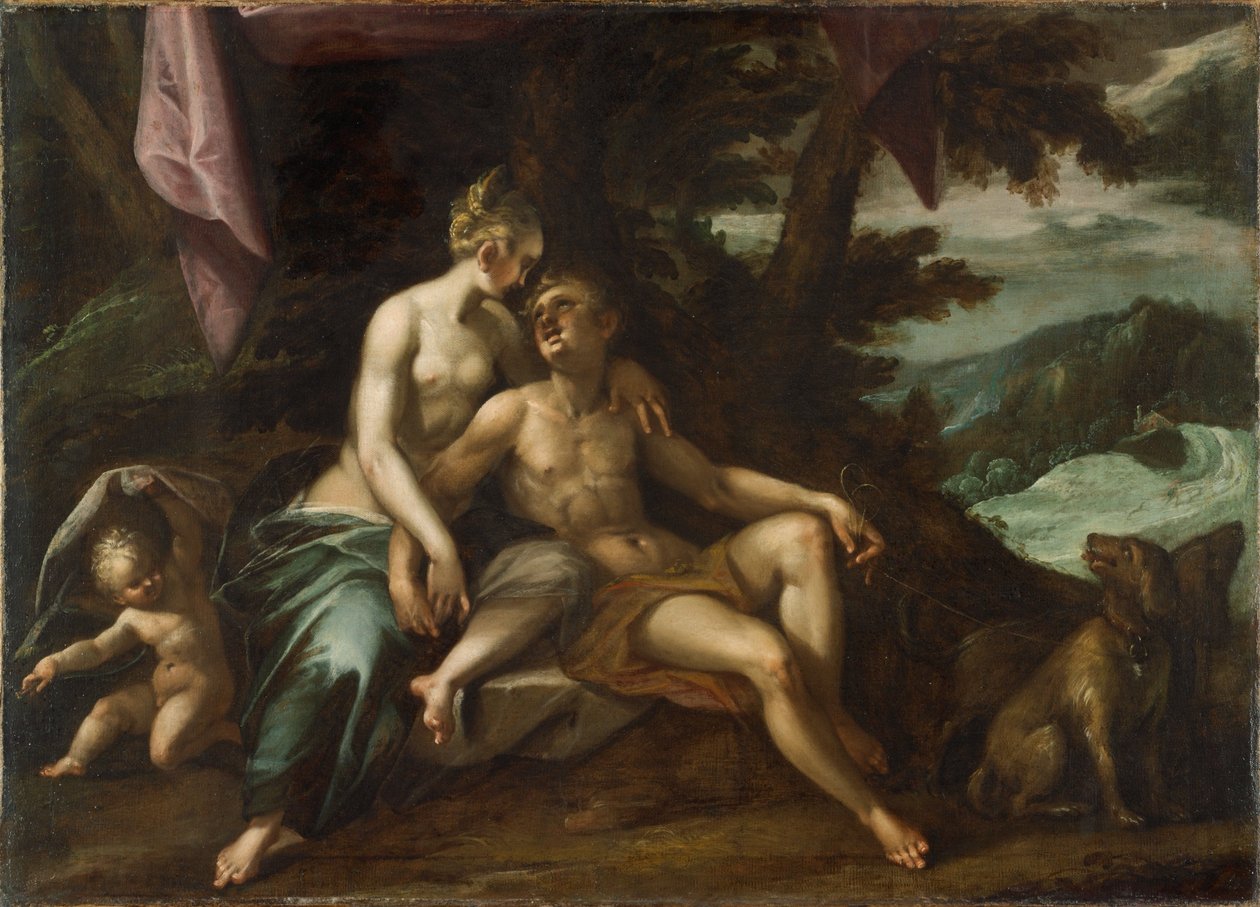 Vénusz és Adonisz alkotó: Hans von Aachen  