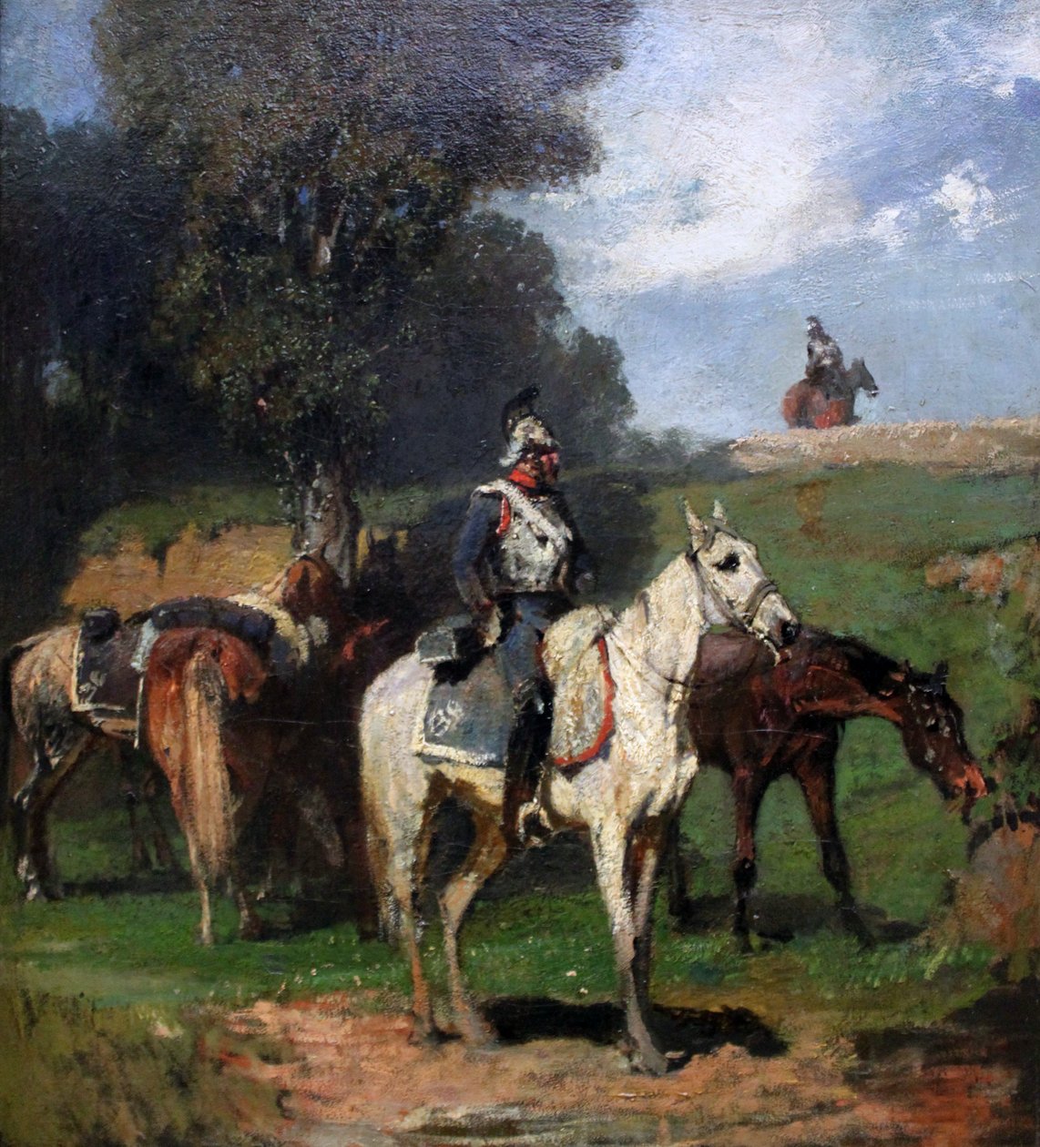 A dragonyosok megállnak alkotó: Hans von Marées