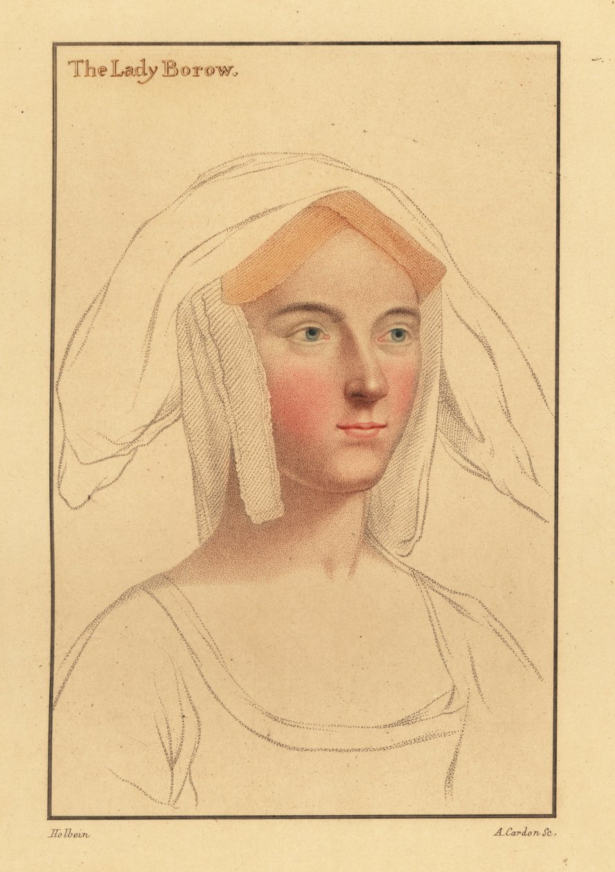 Alice London vagy Catherine Clifton vagy Catherine Parr., 1812 (metszet) alkotó: Hans (after) Holbein the Younger