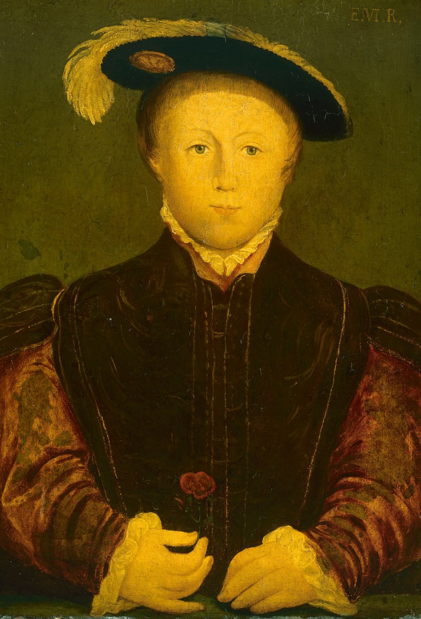 VI. Edward (olaj, tábla) alkotó: Hans (after) Holbein the Younger