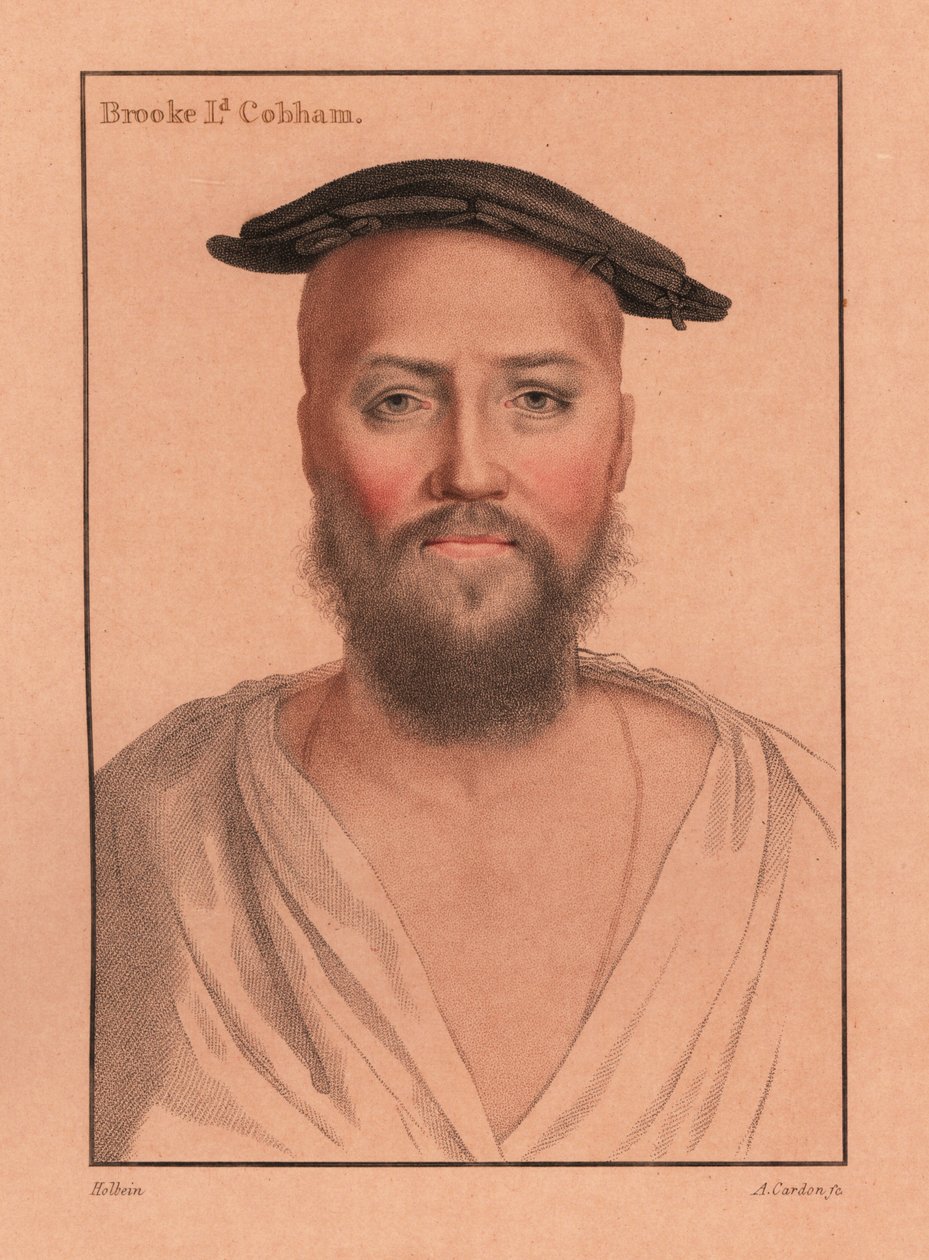 George Brooke, 9. Lord Cobham, 1812 (metszet) alkotó: Hans (after) Holbein the Younger