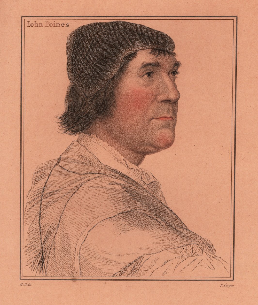 John Poyntz, angol udvaronc és politikus, 1812 (metszet) alkotó: Hans (after) Holbein the Younger
