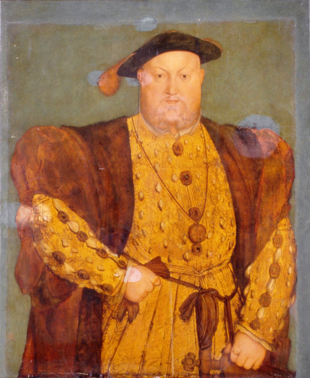 VIII. Henrik király, 1630 körül (olaj, tábla) alkotó: Hans (after) Holbein the Younger