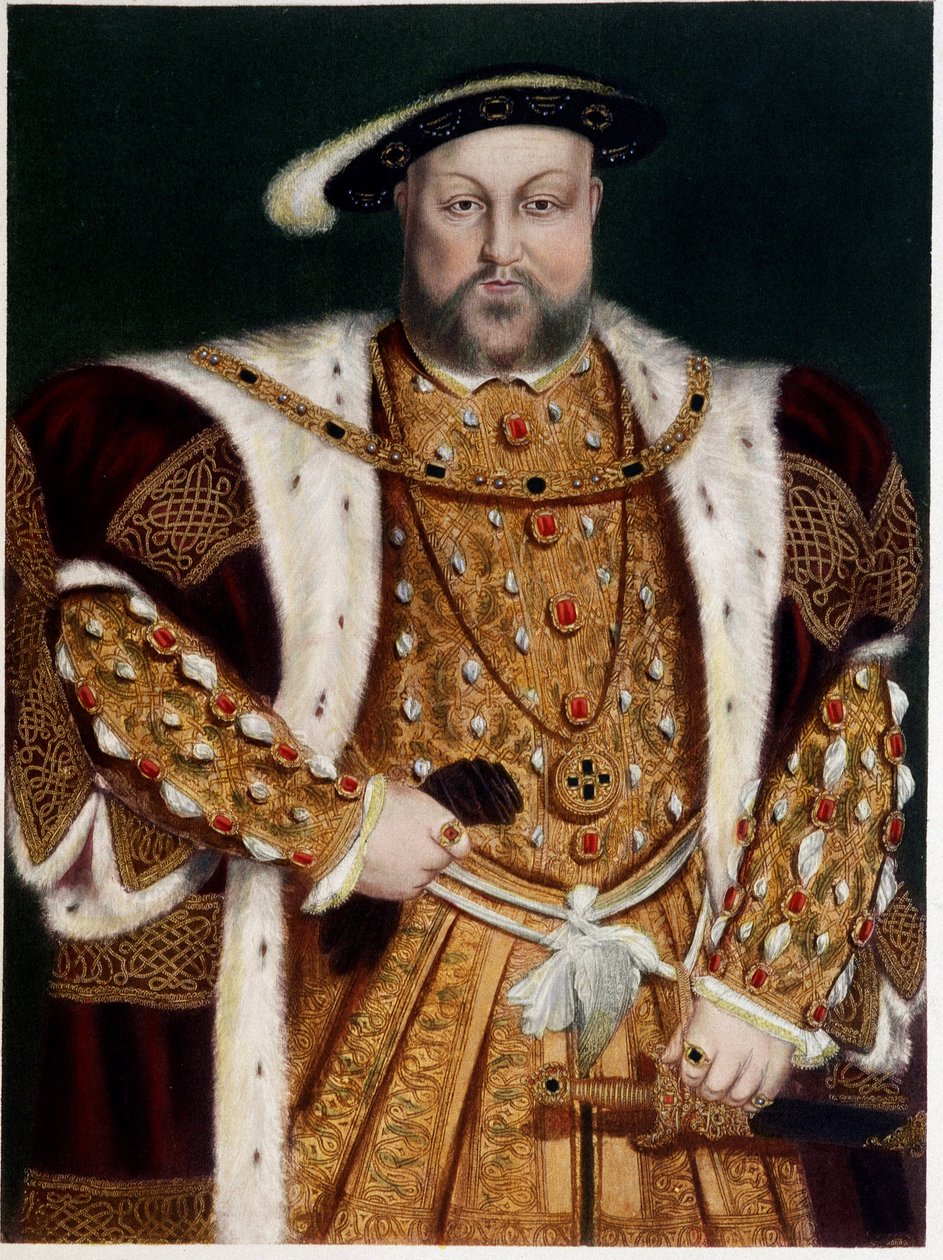VIII. Henrik portréja – A. P. Holbeintől, 1543. sz. alkotó: Hans (after) Holbein the Younger
