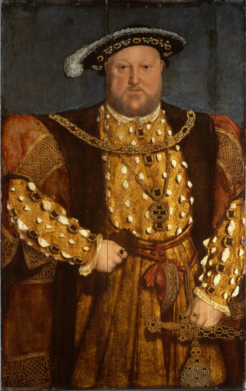 Henrik király portréja (olaj, fa) alkotó: Hans (after) Holbein the Younger